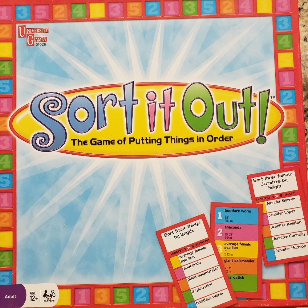 Sort it Out! The Game of Putting Things in Order